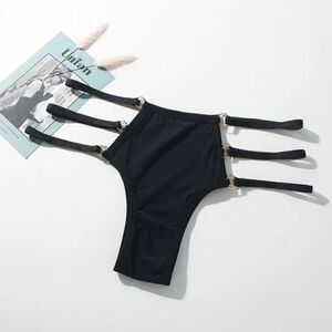 2/$20 Brand New Sexy Black 3 Stings  Underwear Panties Size: XL